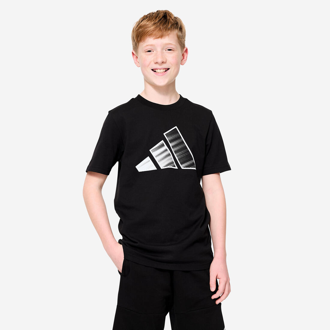 T-shirt pour enfant en coton – noir