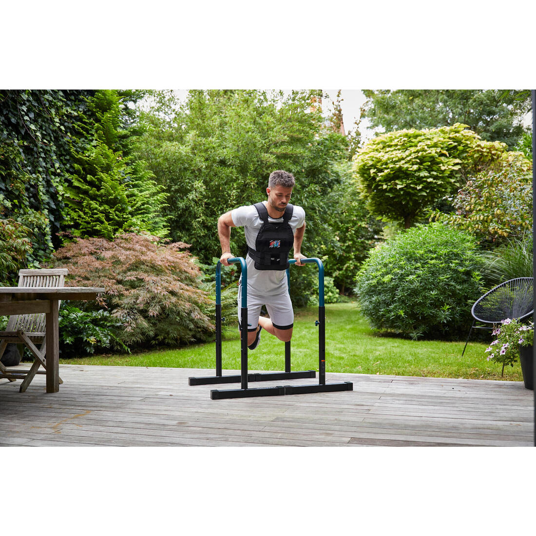 Gilet lesté de musculation ajustable de 6 à 10kg