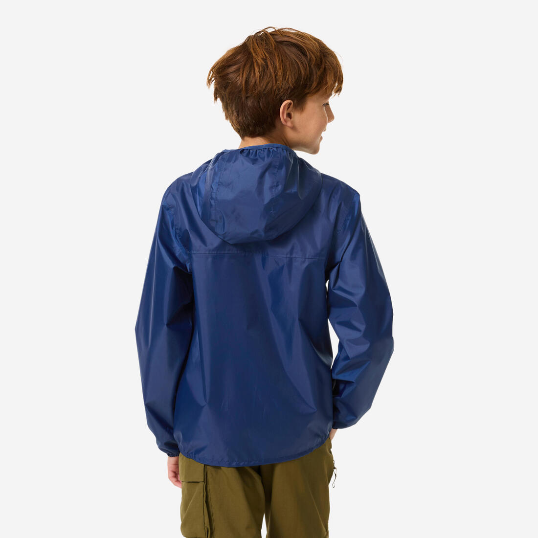 Veste imperméable de randonnée enfant 7-15 ans, MH100 zip