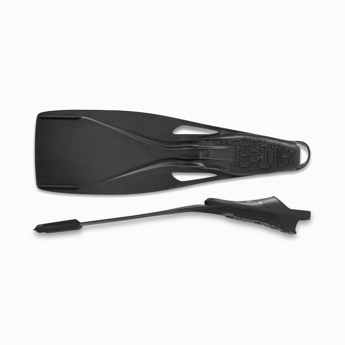 Palmes plongée et apnée, FF 500 REACT Noir
