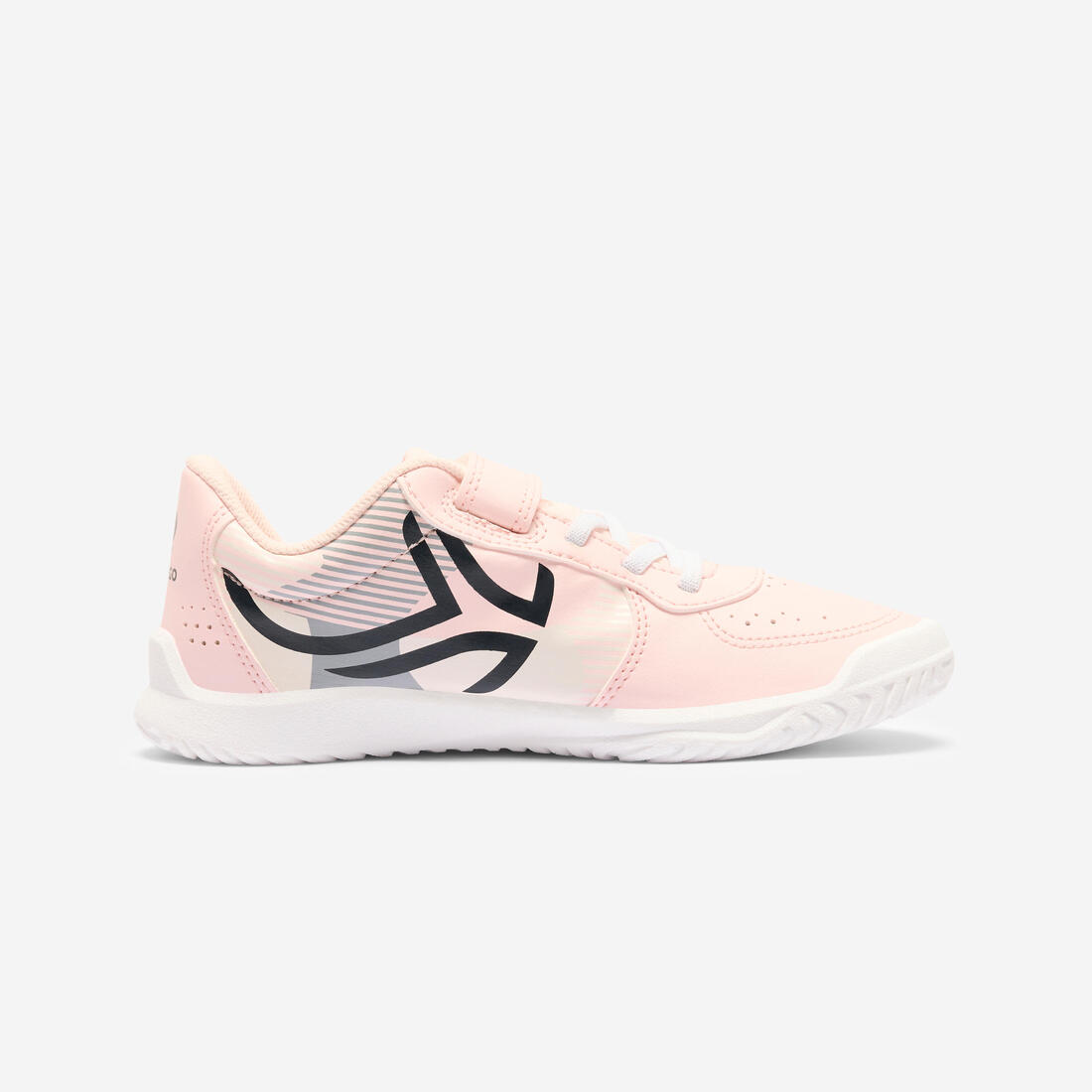 Chaussures de sport à scratch résistantes enfant,  TS130 rose et