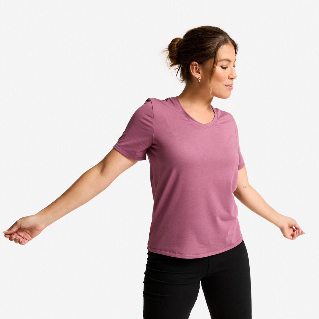 TEE SHIRT COOLMAX FEMME COL V