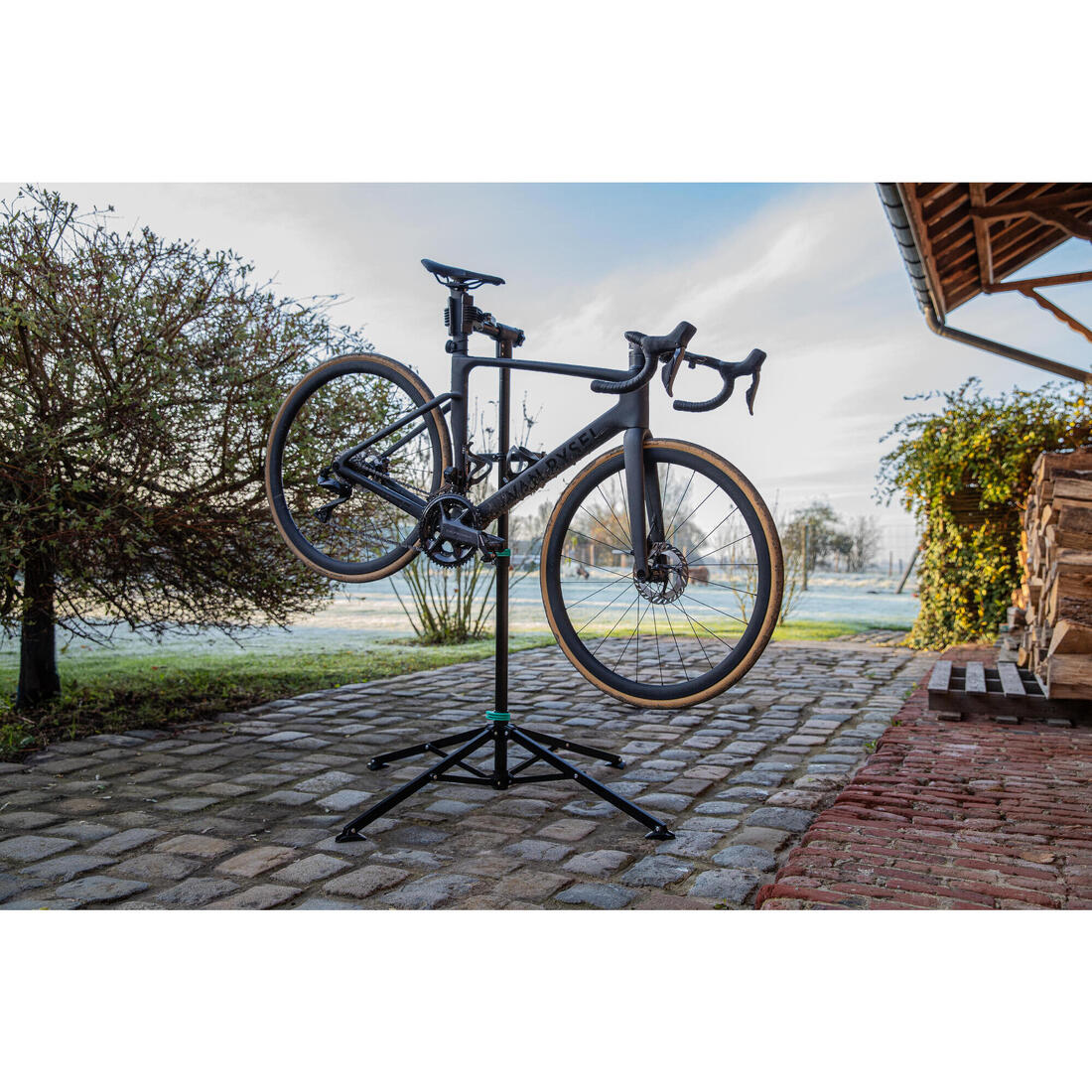 PIED D'ATELIER VELO PLIABLE EASYWORK III NOIR