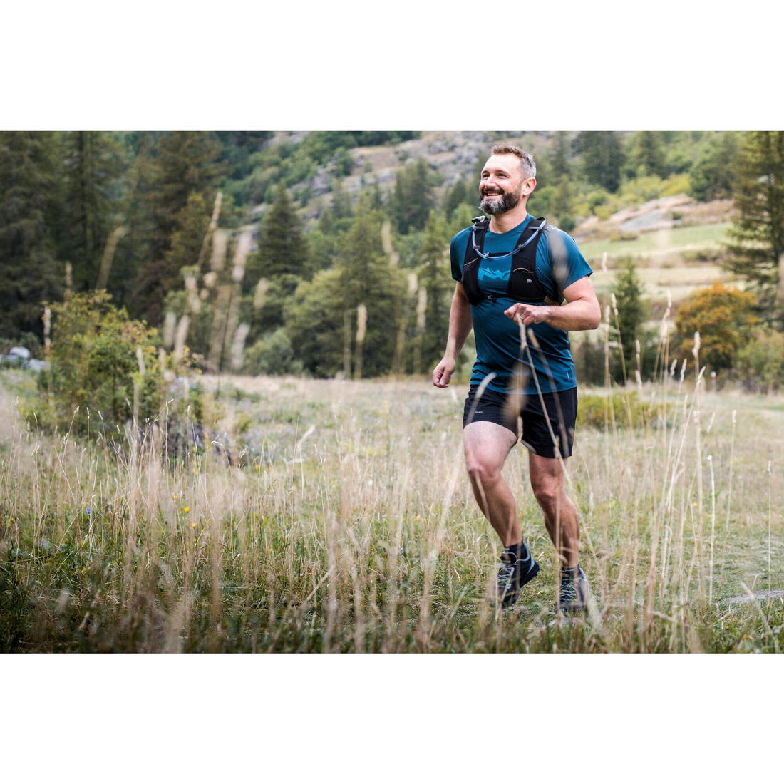 T-shirt de trail running résistant Homme - KIPRUN Run 500 Graph