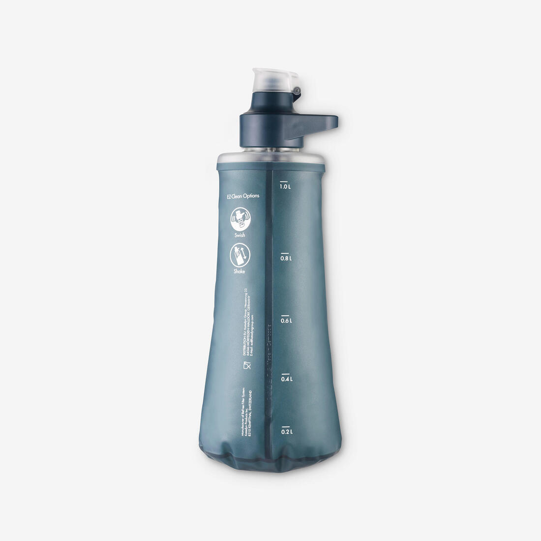 Gourde filtrante de trekking souple, 1 litre, BeFree Katadyn