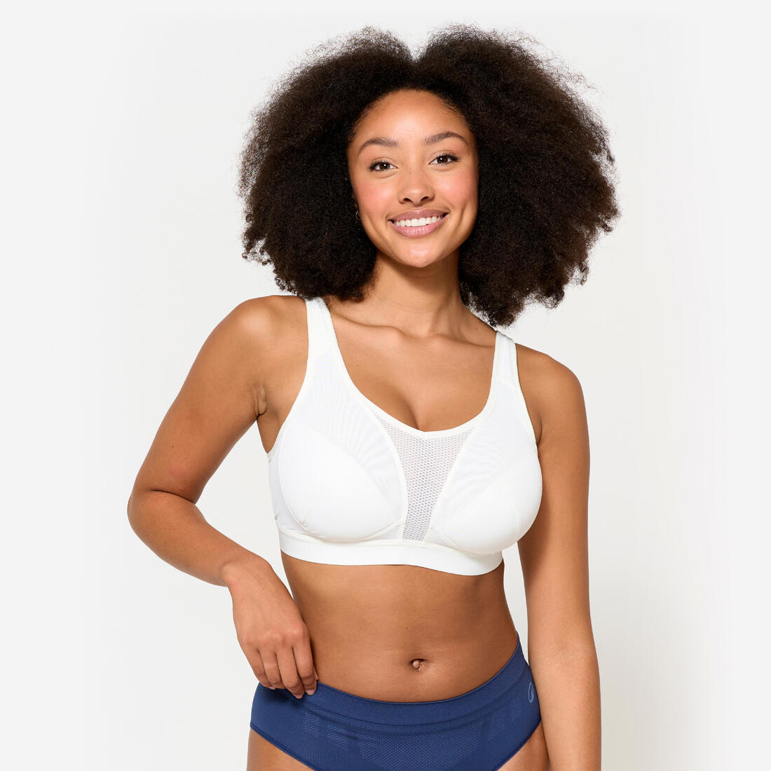 Brassière bretelles croisables maintien fort femme