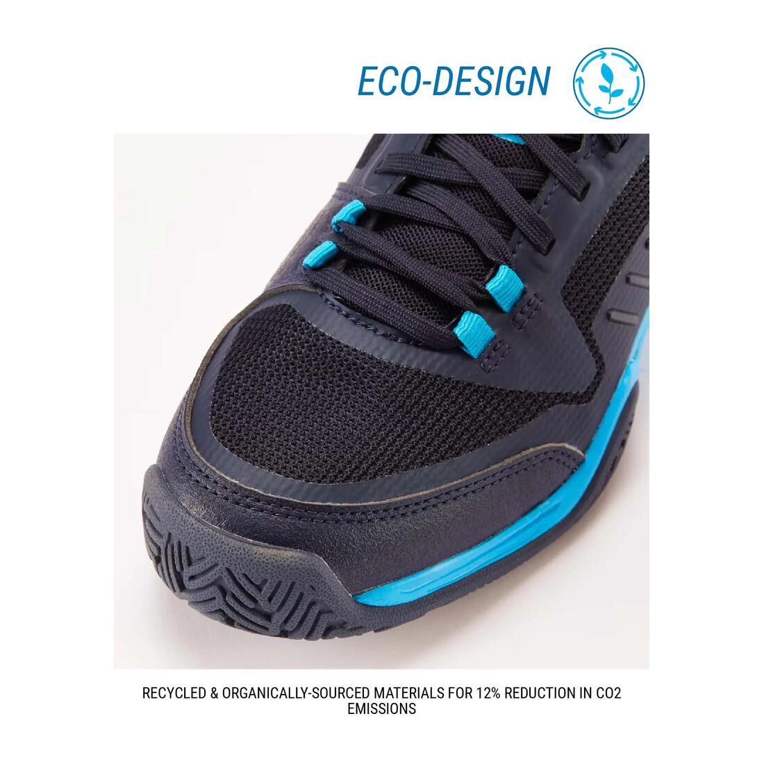 CHAUSSURES TENNIS ENFANT - TS500 FAST JR LACE SHINE