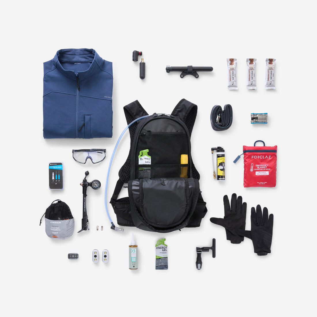 Sac à dos hydratation de vélo, VTT, 12L / 2L, Noir