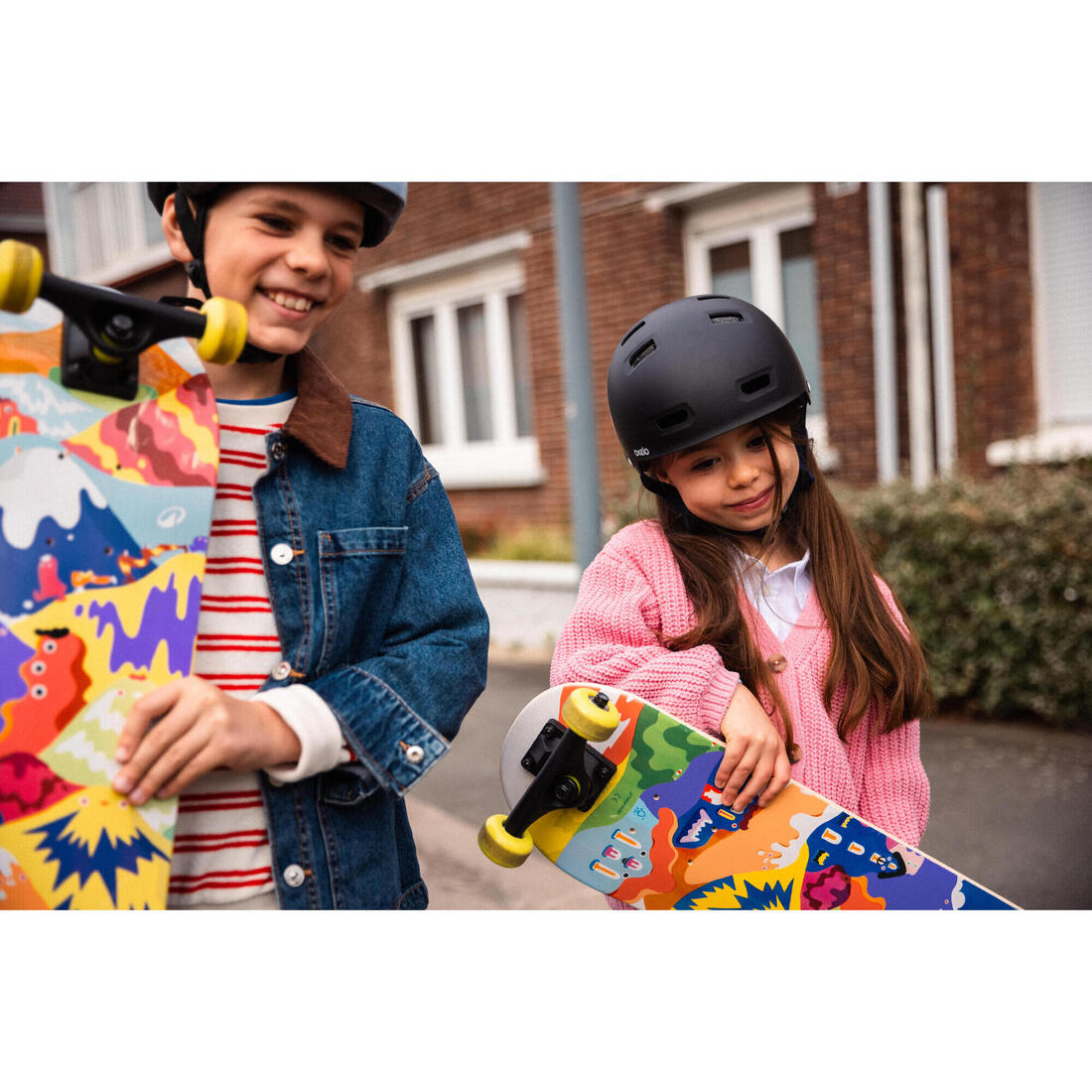 Skateboard enfant 3 à 7 ans Play 120 HAPPY MOUNTAINS