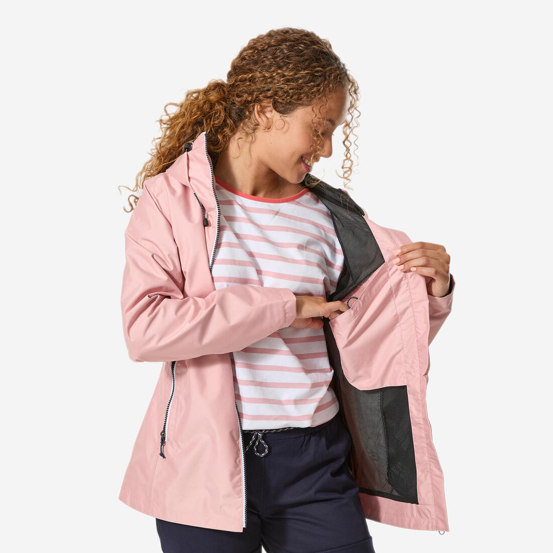 Veste imperméable et coupe vent de voile femme, 100
