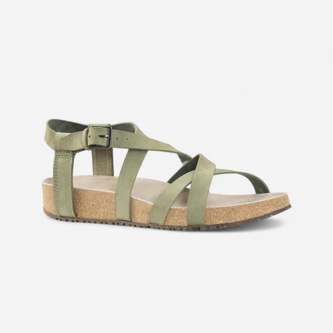Sandales de randonnée - Outdoor - Femme – vert Kaki cendré