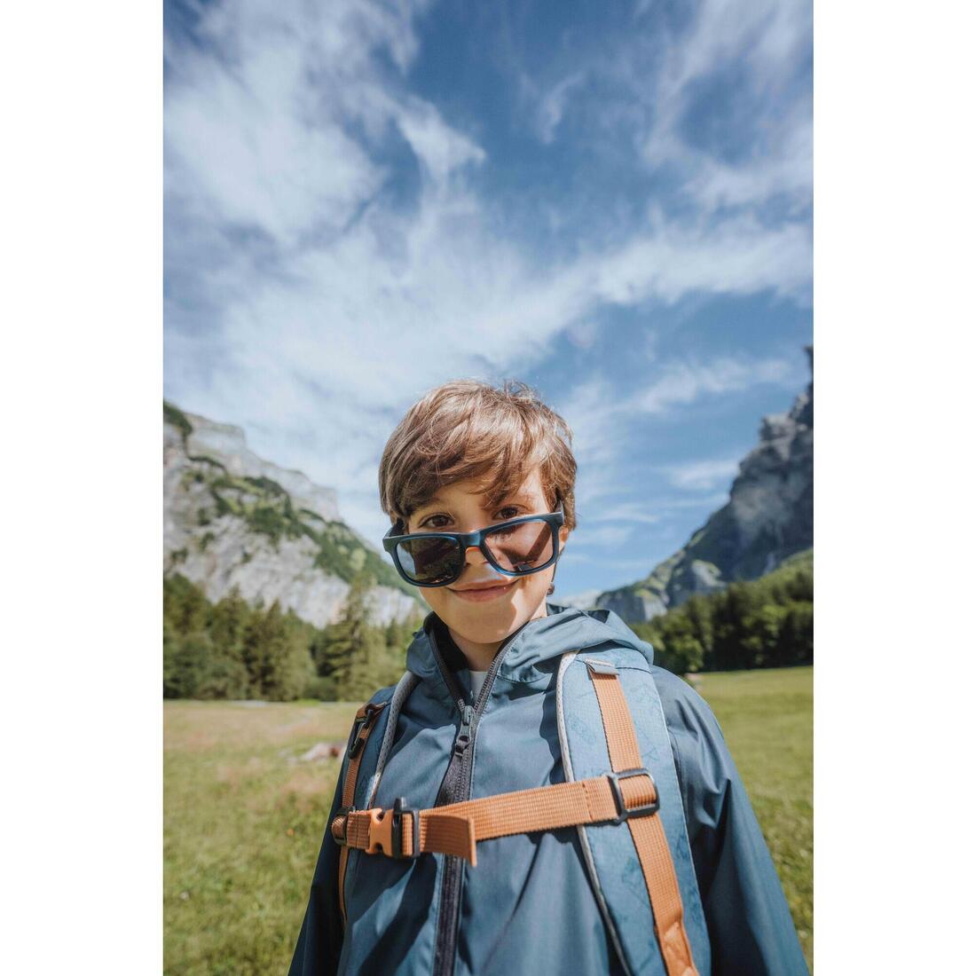 Veste de randonnée imperméable 7-15 ans enfant, MH500 twin