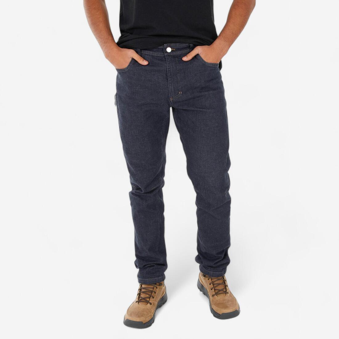 Pantalon de randonnée homme, NH500 Jeans bleu – bleu eclipse