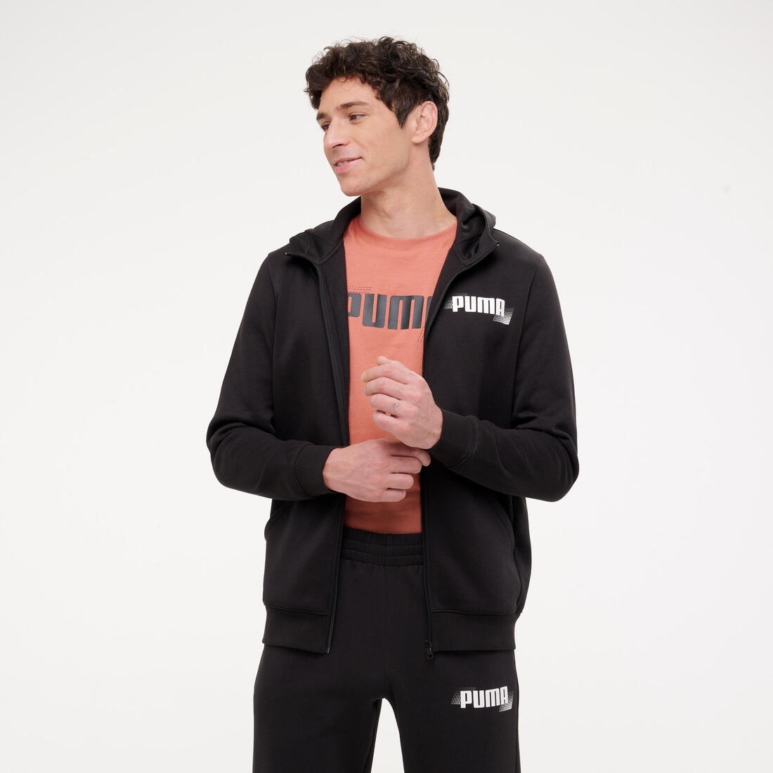 Sweat zippé de fitness homme
