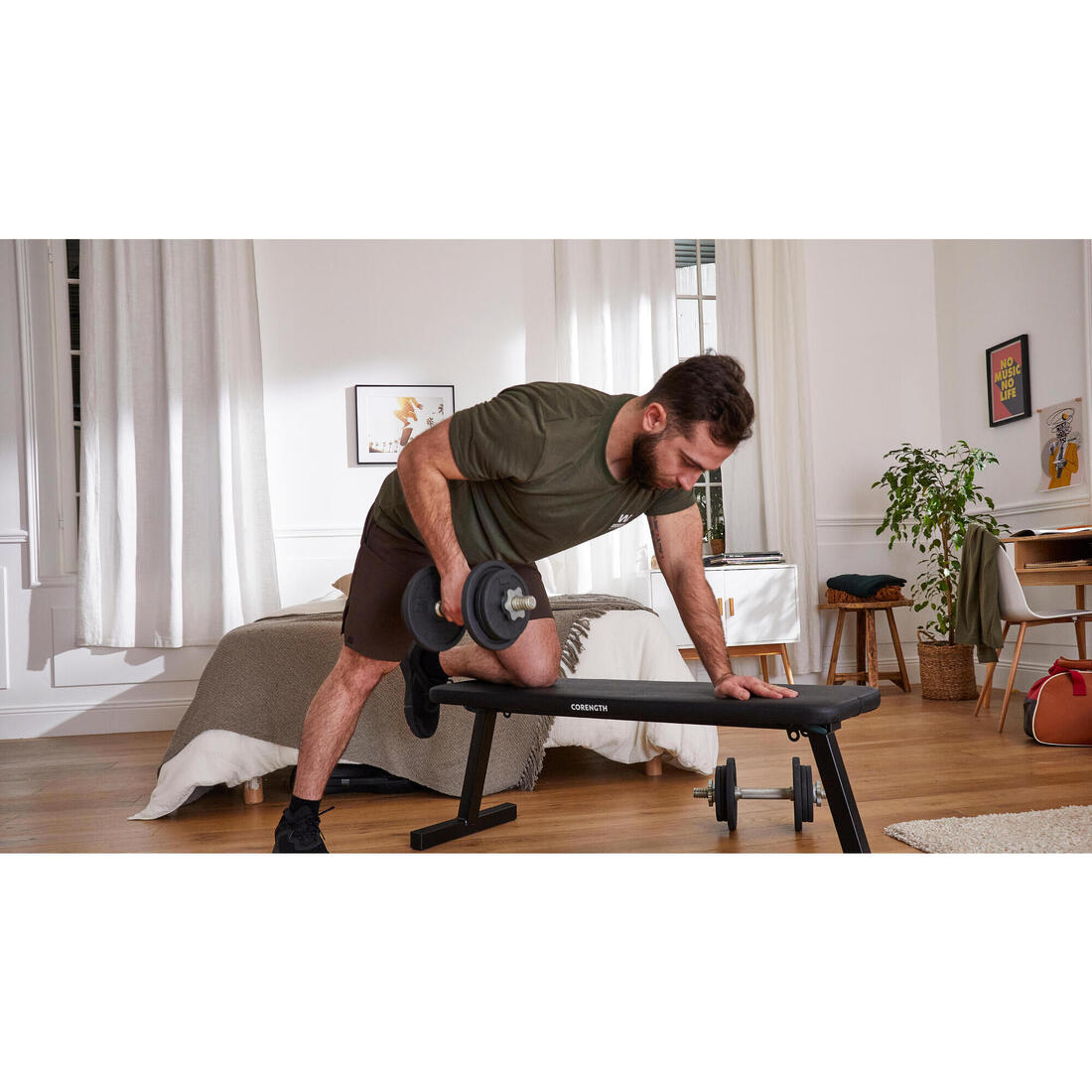 Banc de musculation pliable - bench 100