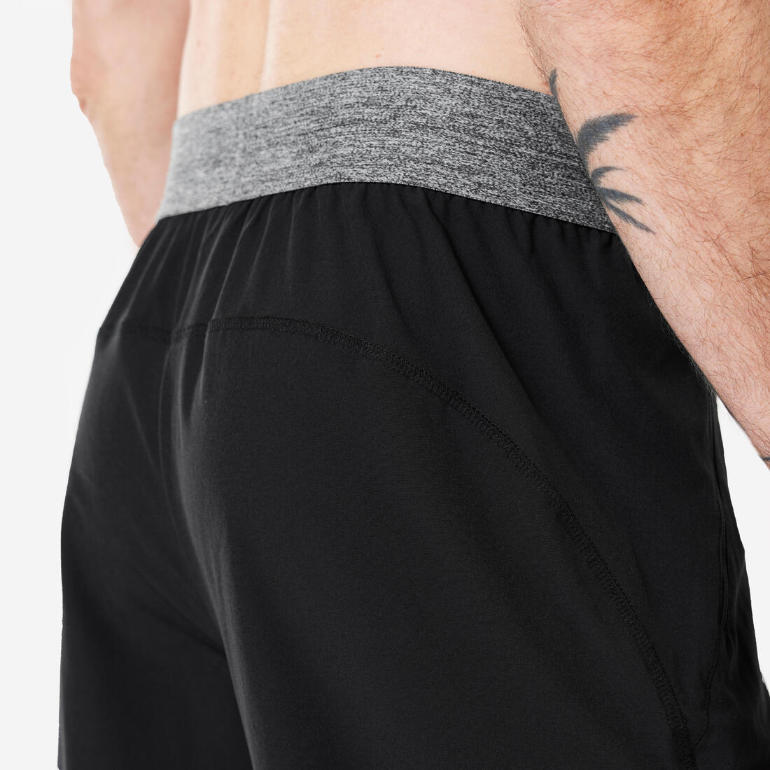 PANTALON YOGA DYNAMIQUE LEGER HOMME NOIR