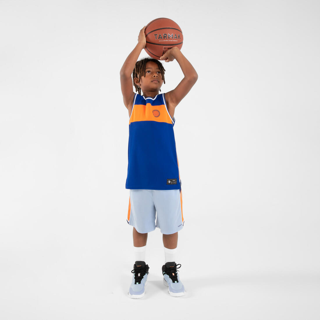 Maillot de Basketball sans manche reversible enfant - T500R JR