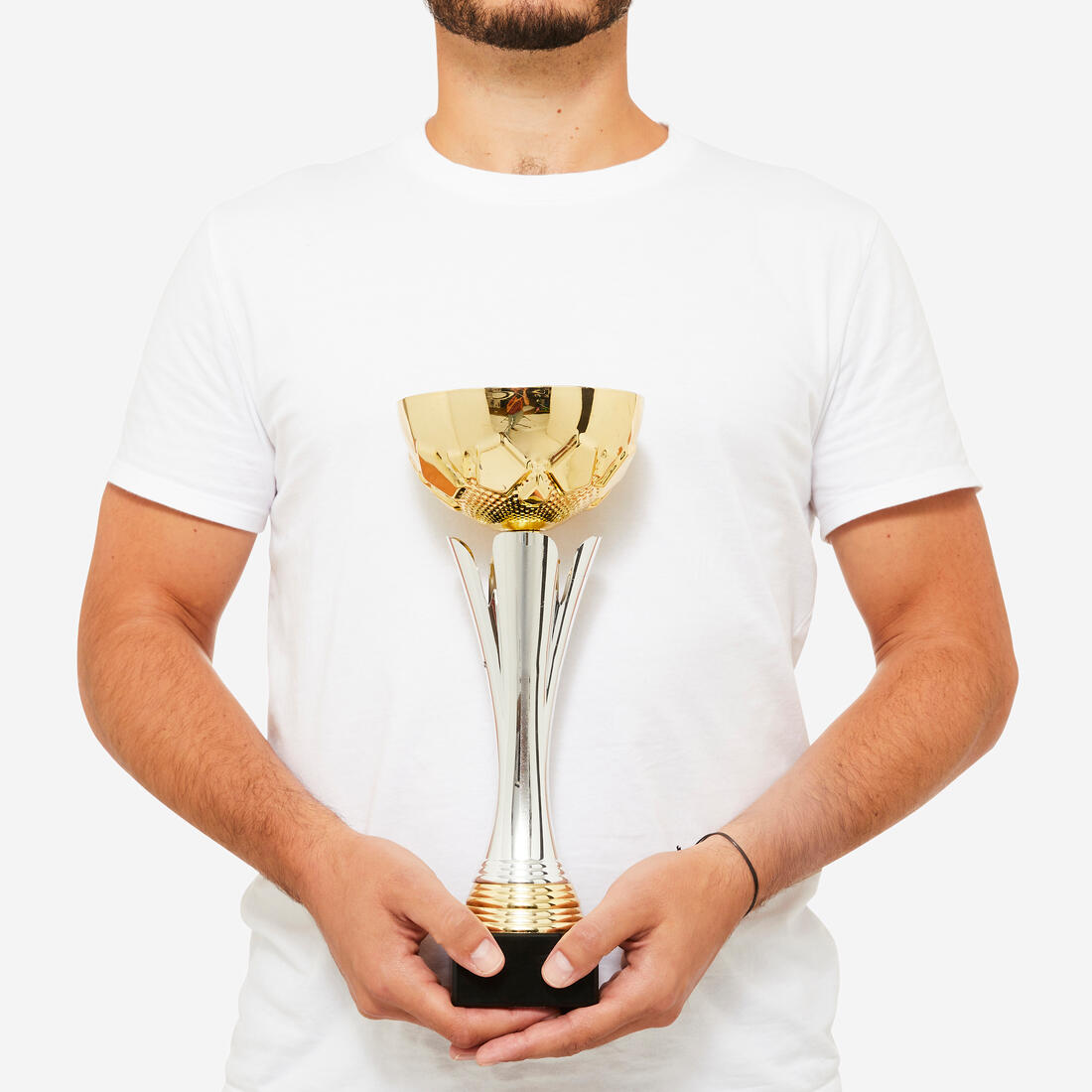 Coupe c535 or/argent 32 cm