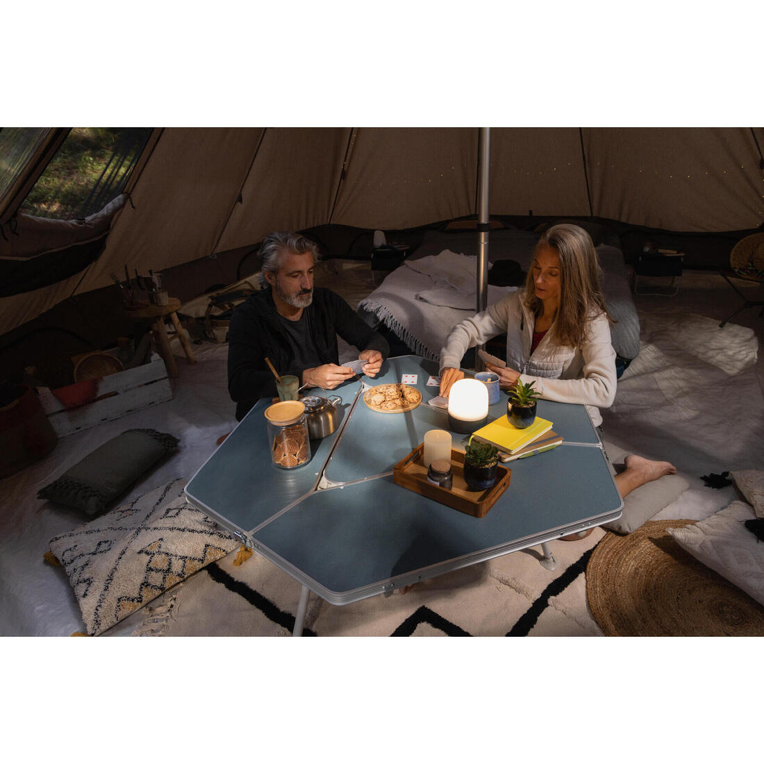 Lampe de camping avec batterie externe - bl 400 rechargeable usb c - 400 lumens