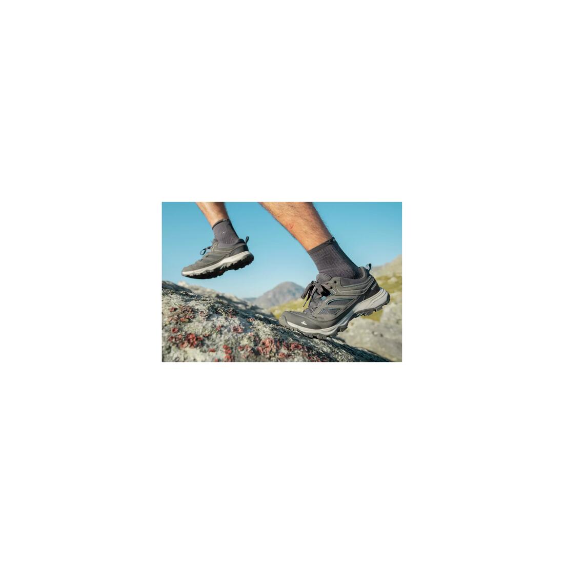 Chaussures de randonnée homme, MH100 gris