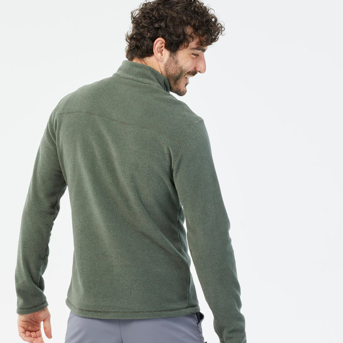 Polaire de randonnée montagne homme, MH100 full zip