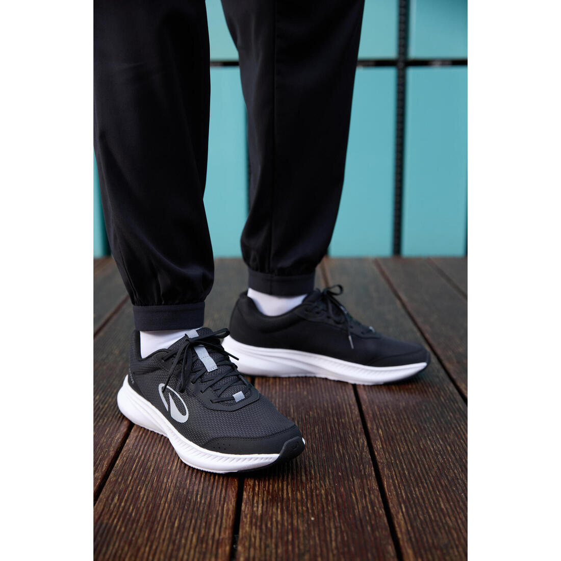 Pantalon de running respirant Homme - KIPRUN Run 100 Dry Noir