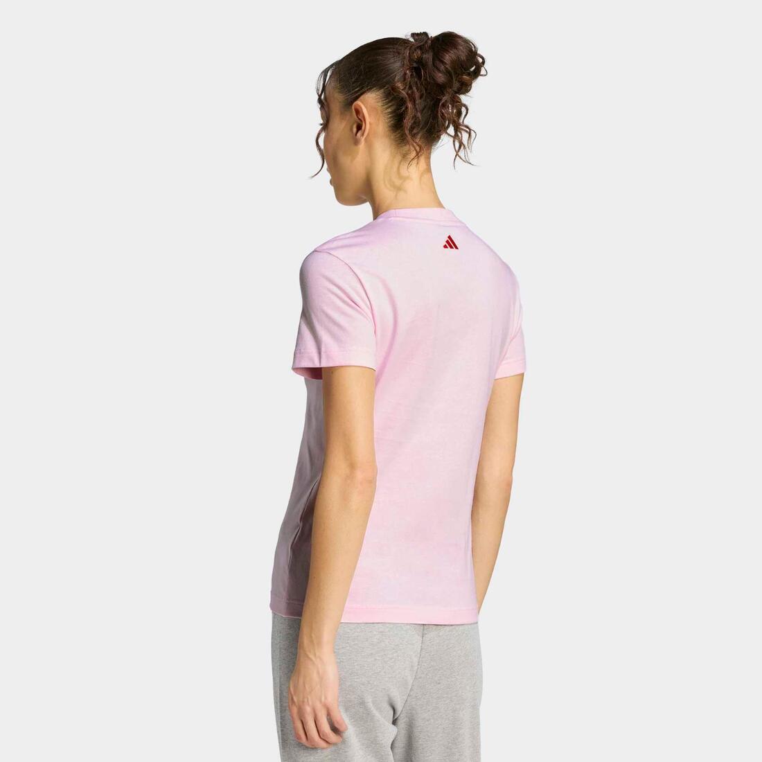 T-shirt de fitness en coton femme