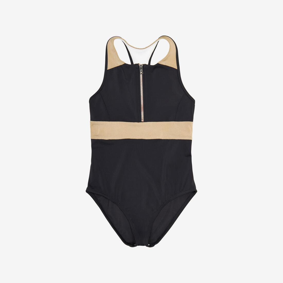 MAILLOT DE BAIN 1 PIECE CALYSTA FILLE 900 OR