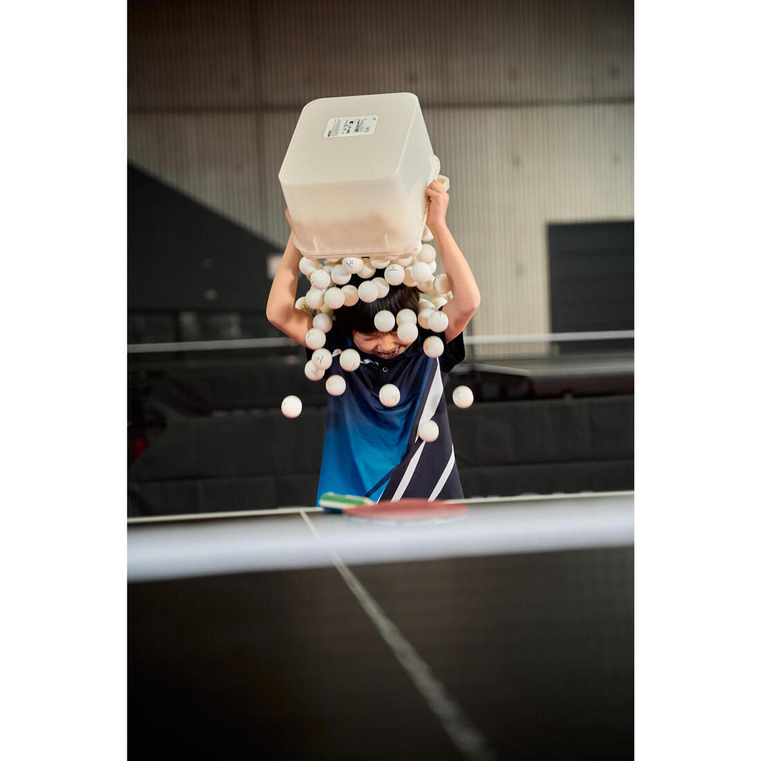 BALLES DE TENNIS DE TABLE TTB 100 1* 40+ X72 BLANCHES