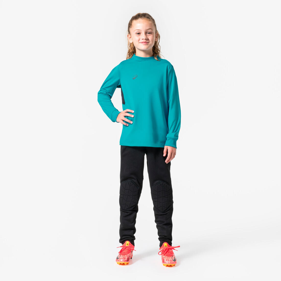 Pantalon de gardien de but enfant F 100 noir