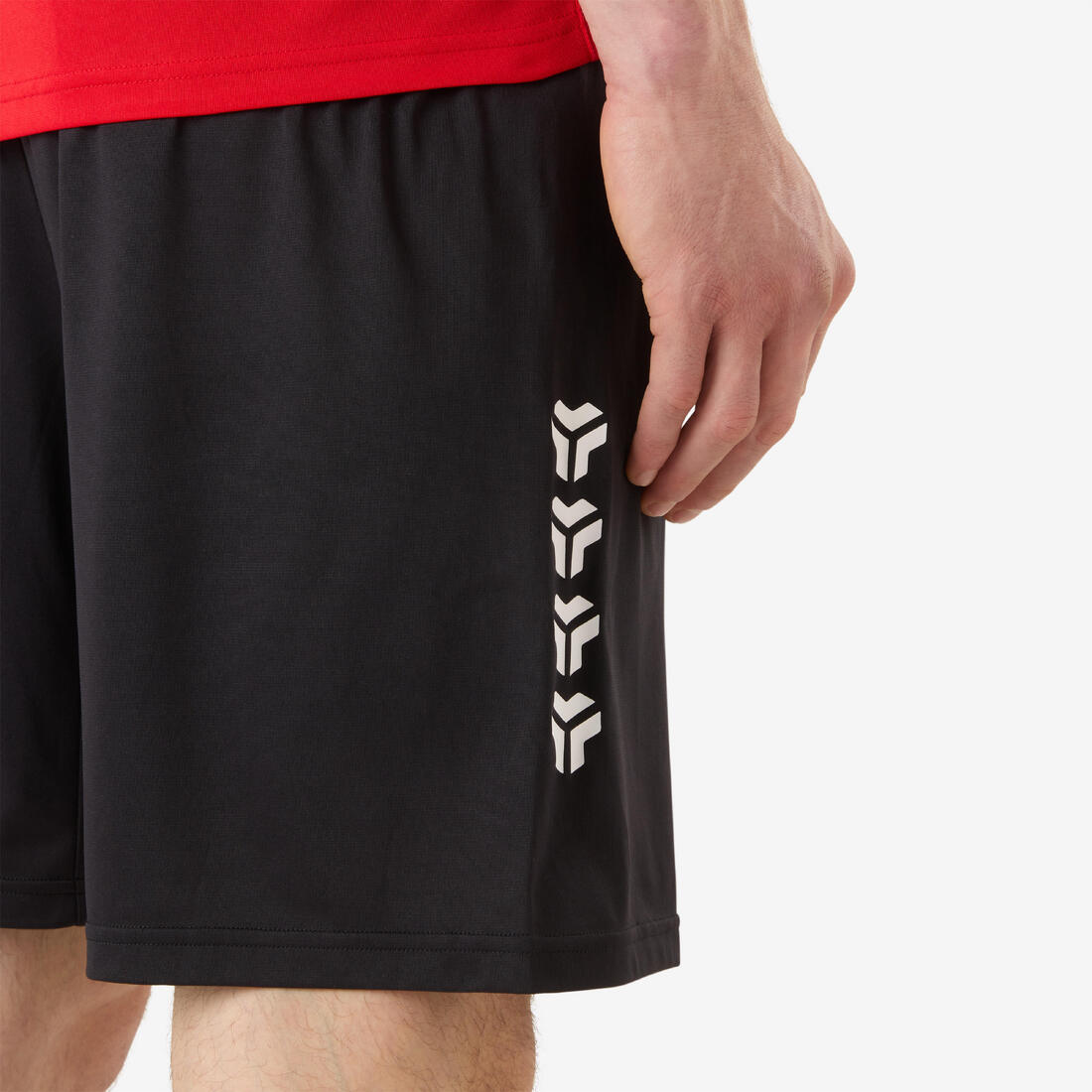 Short de handball Homme - H100 noir