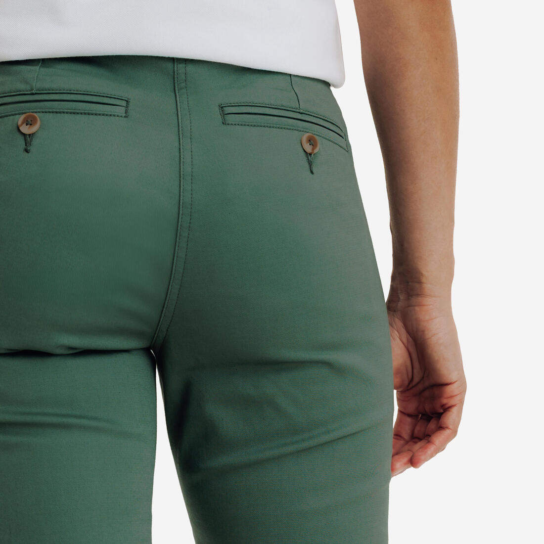 Pantalon chino de golf coton femme, MW500