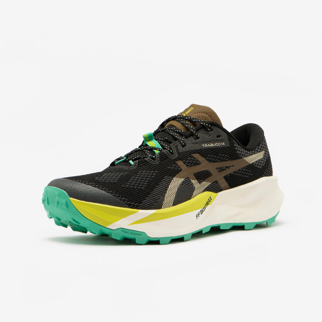 Chaussures de running trail homme, Asics trabuco 14, noir et