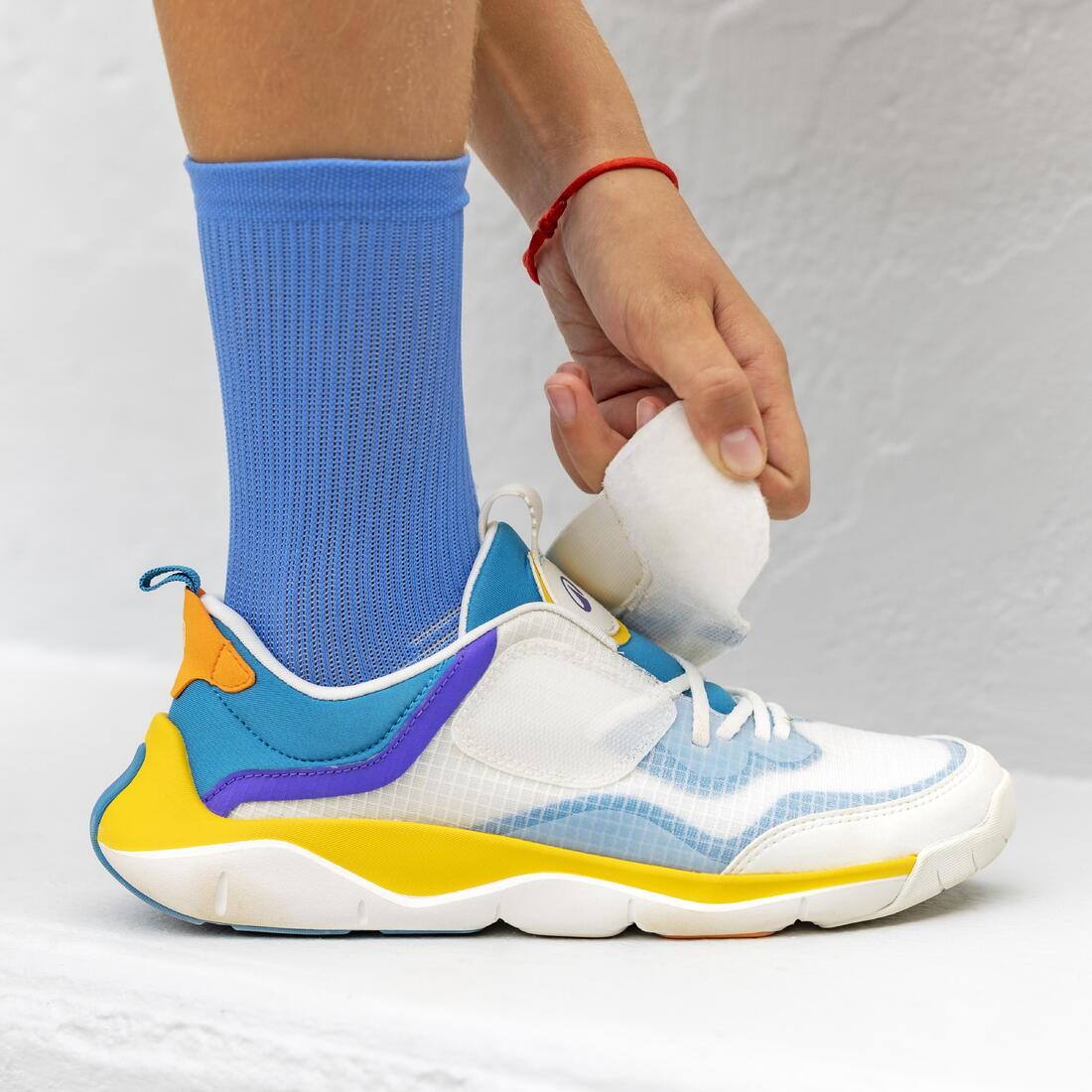Chaussures de sport à scratch faciles à enfiler enfant,Playful City multicoclore