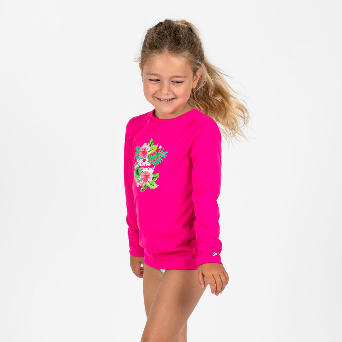 water tee shirt anti UV surf manches longues enfant imprimé