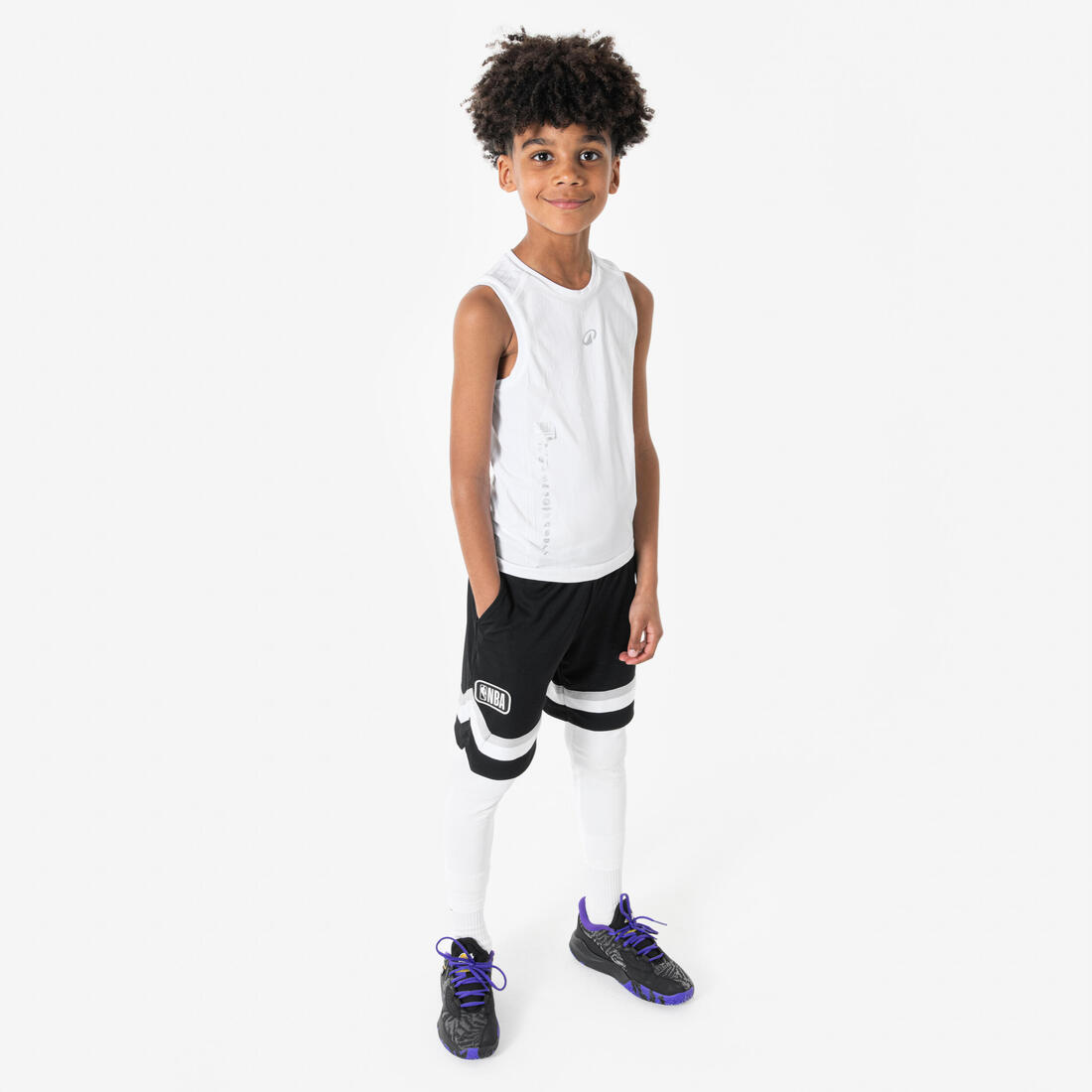 Sous-maillot basketball NBA sans manche enfant