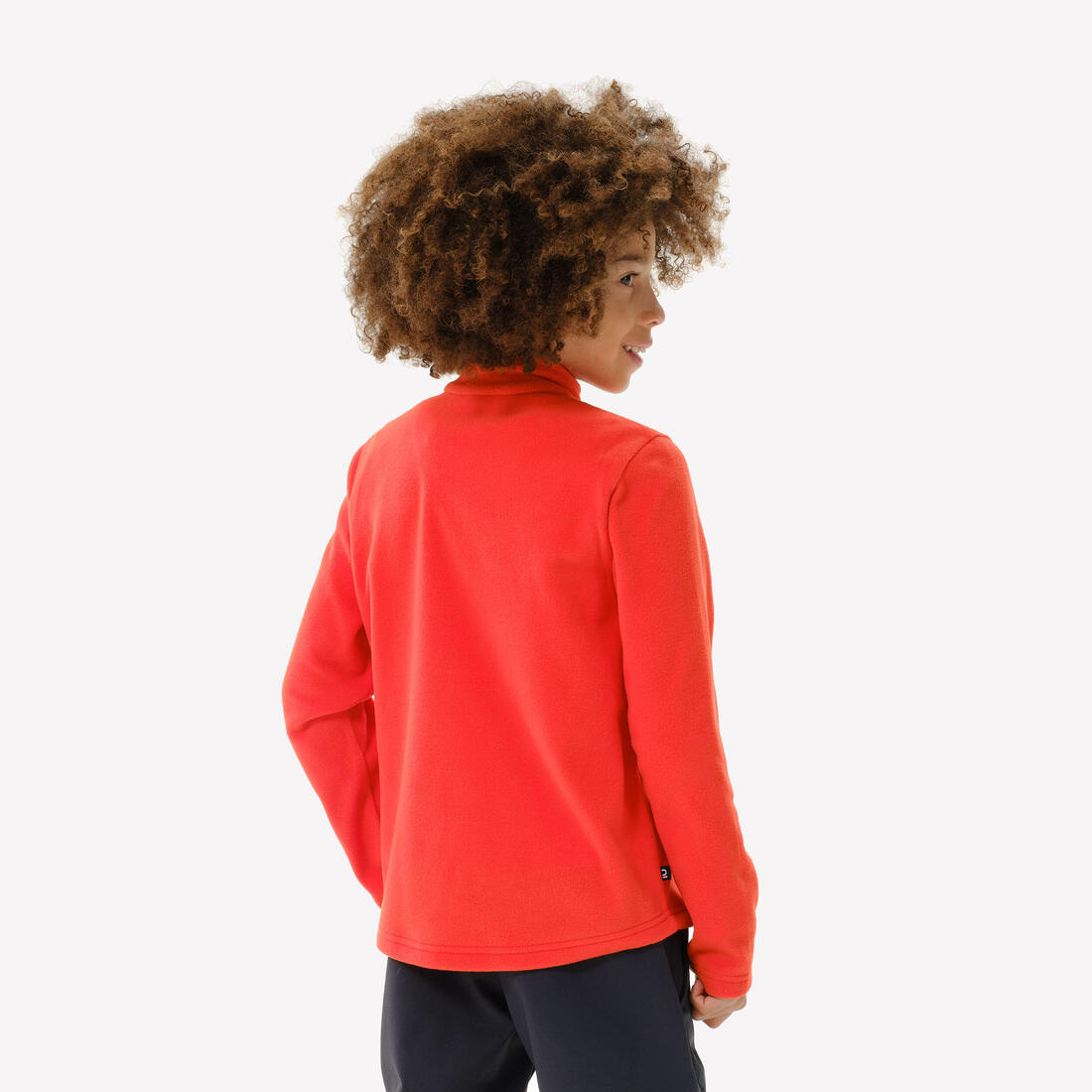 Polaire de randonnée enfant 7-15 ans, MH100 demi zip