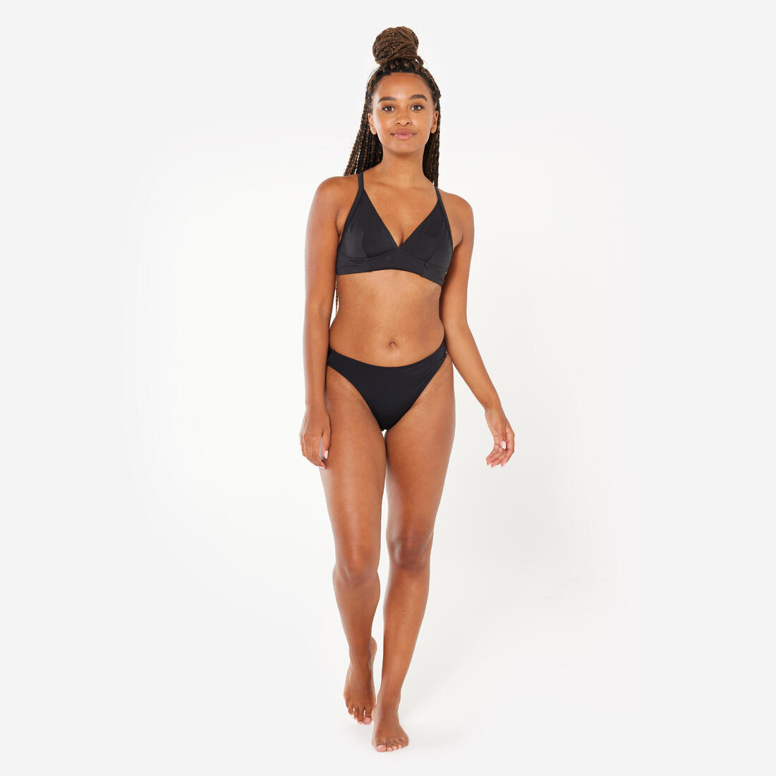 HAUT DE MAILLOT DE BAIN BRASSIÈRE AVEC DOUBLE RÉGLAGE DOS BEA NOIRE