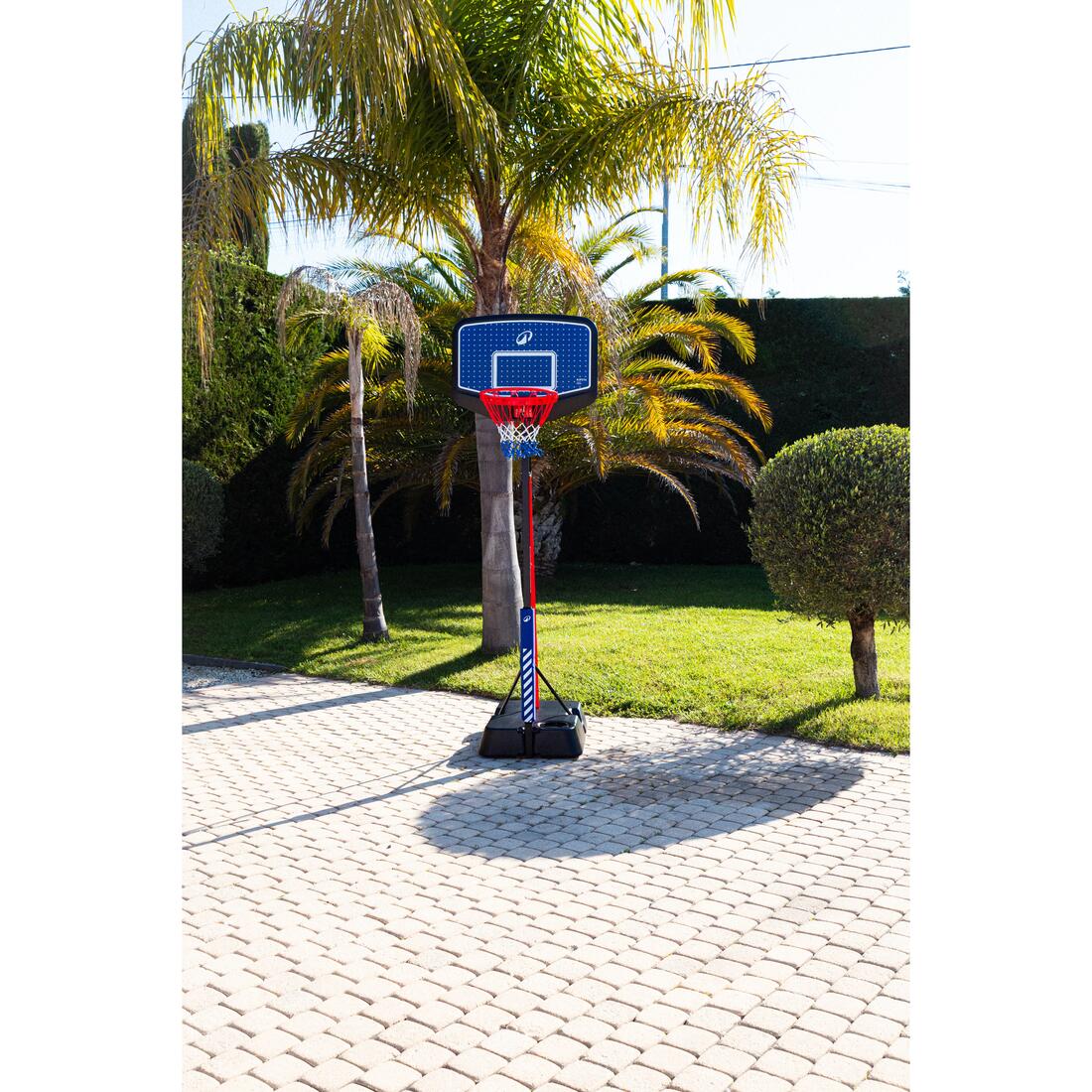 Panier de basket Enfant Dunk sur pied réglable 1,60m à 2,20m - K900