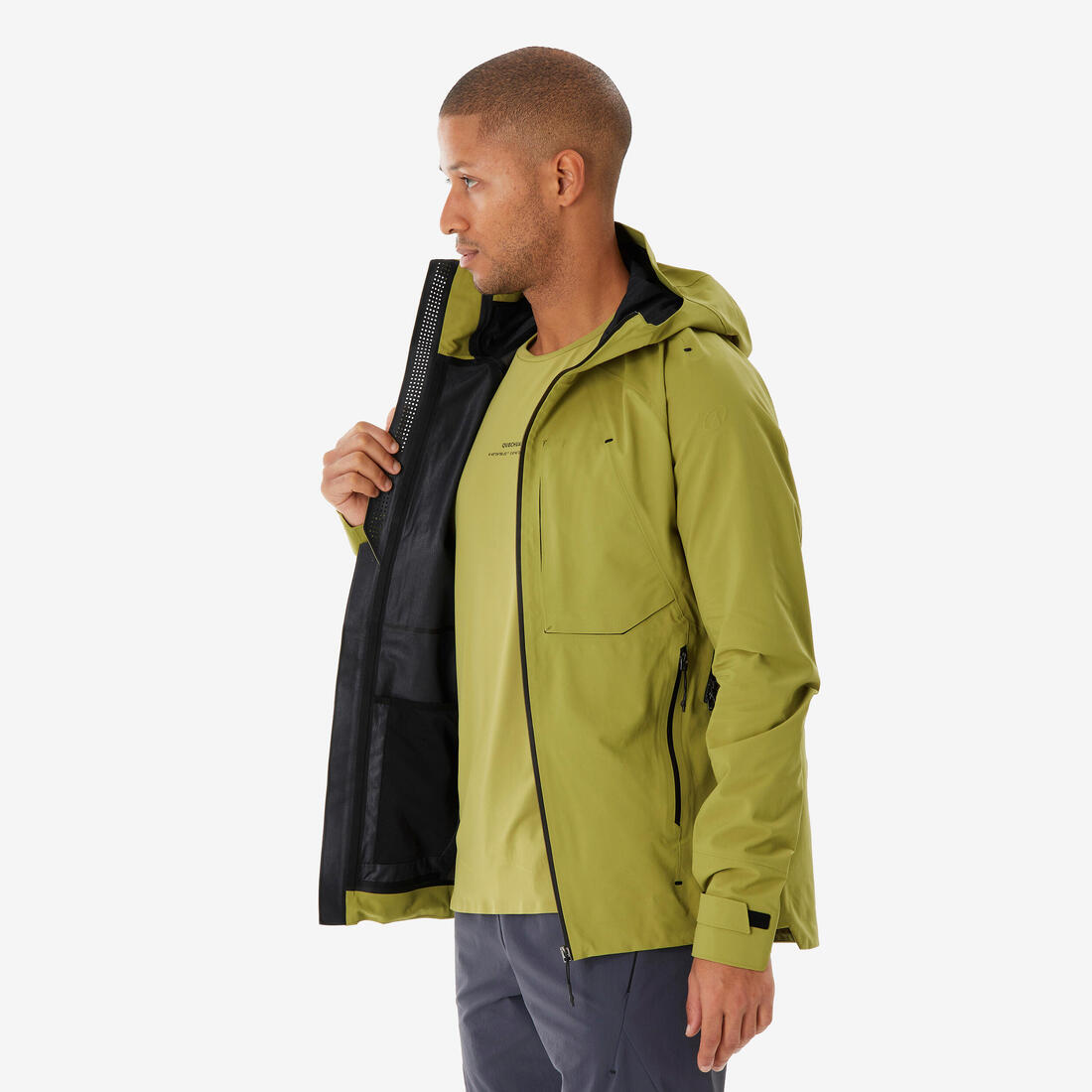 Veste de randonnée imperméable et légère homme, MH900