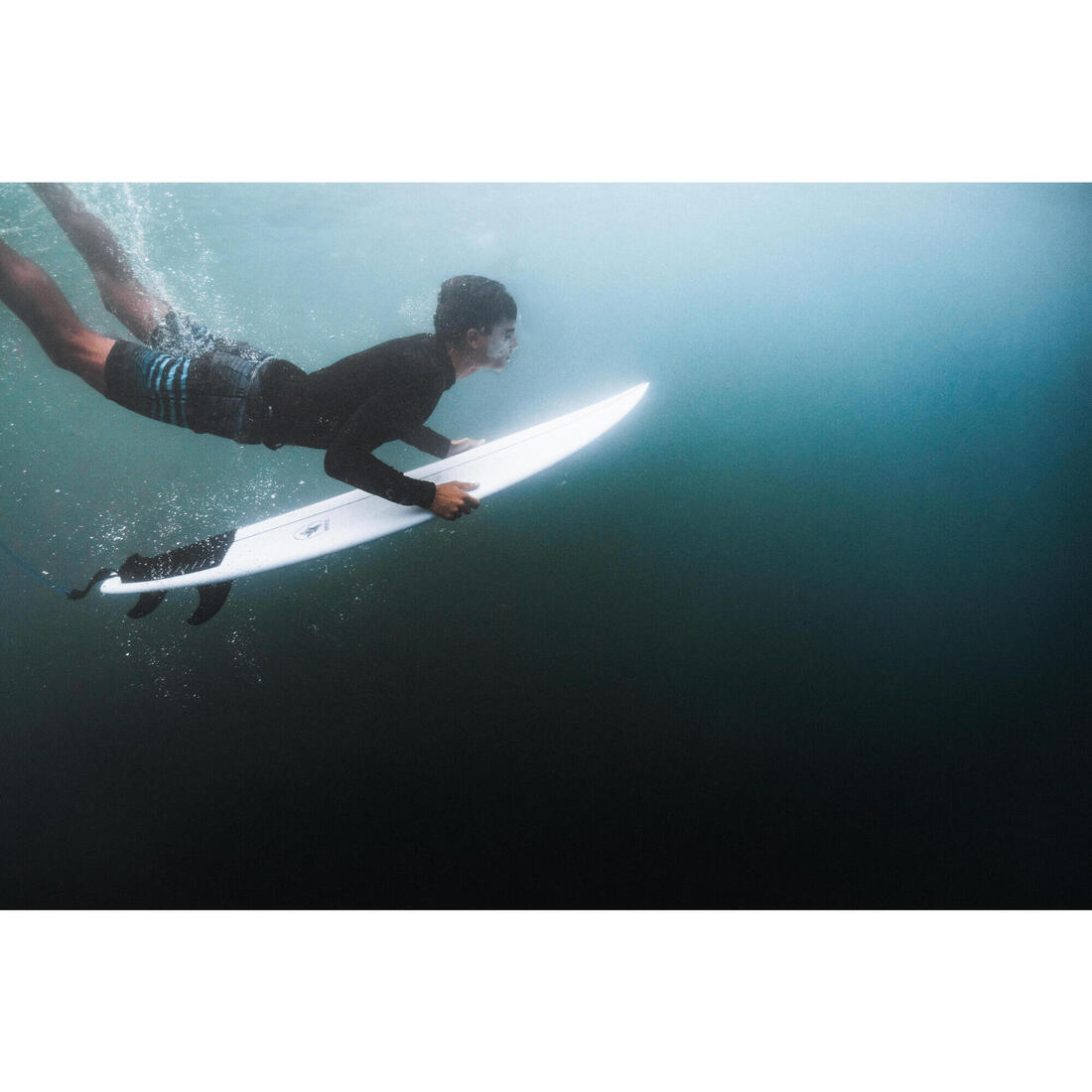 Tee shirt anti uv manches longues Garçon - 900 noir