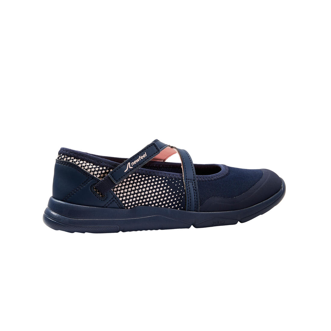 Ballerines à scratch enfant - PW 160 BR'EASY JR corail du 28 au 39