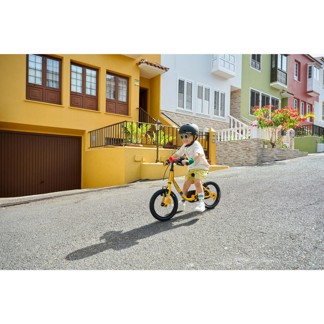 VELO ENFANT 2EN1 DRAISIENNE 3-5 ANS 14 pouces - DISCOVER 500