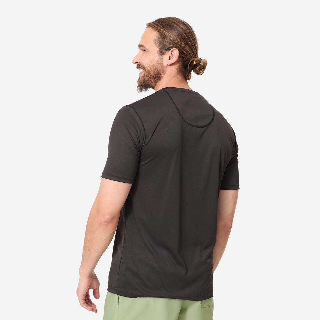 Water tee shirt top anti uv surf manches courtes homme
