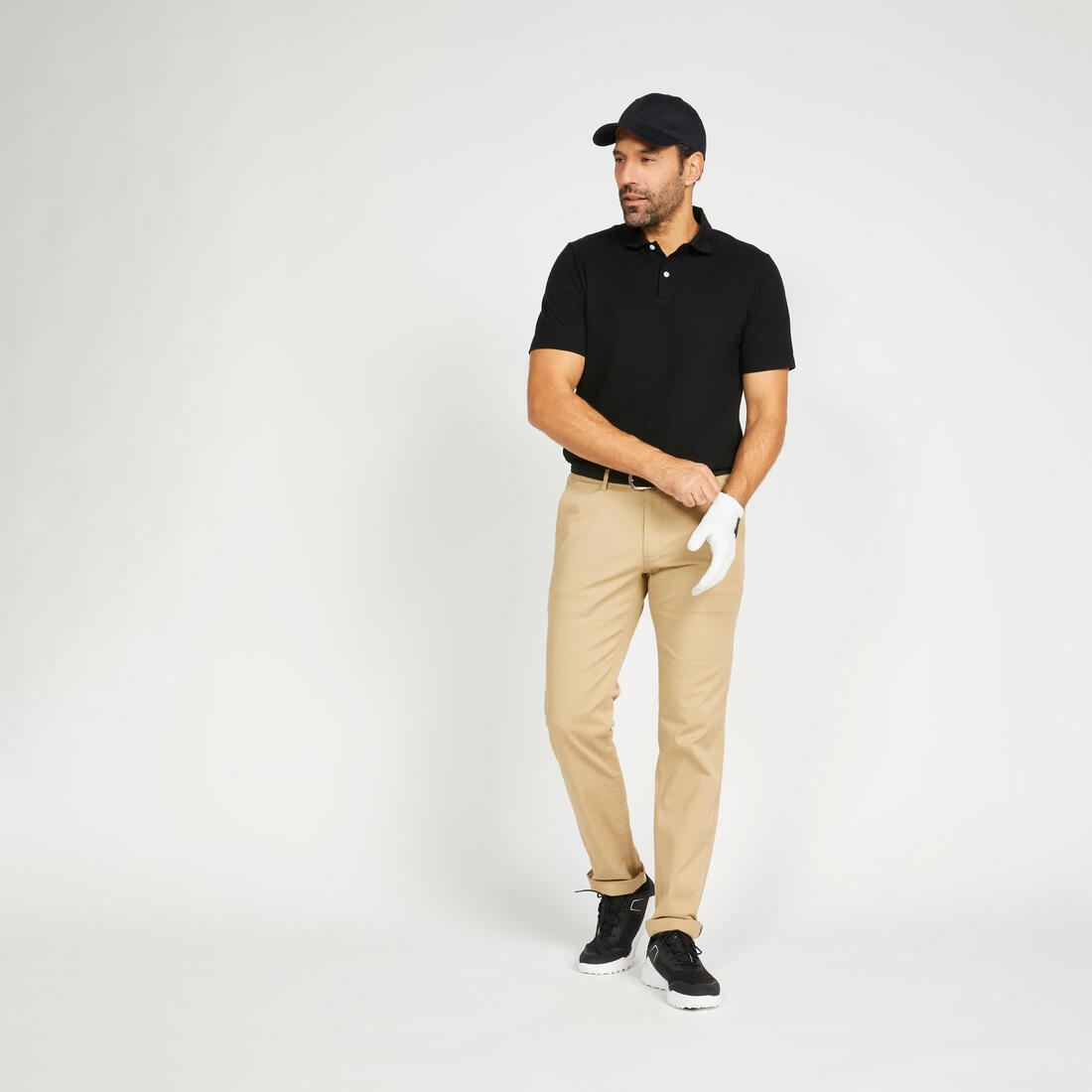 Polo de golf coton manches courtes homme, MW100