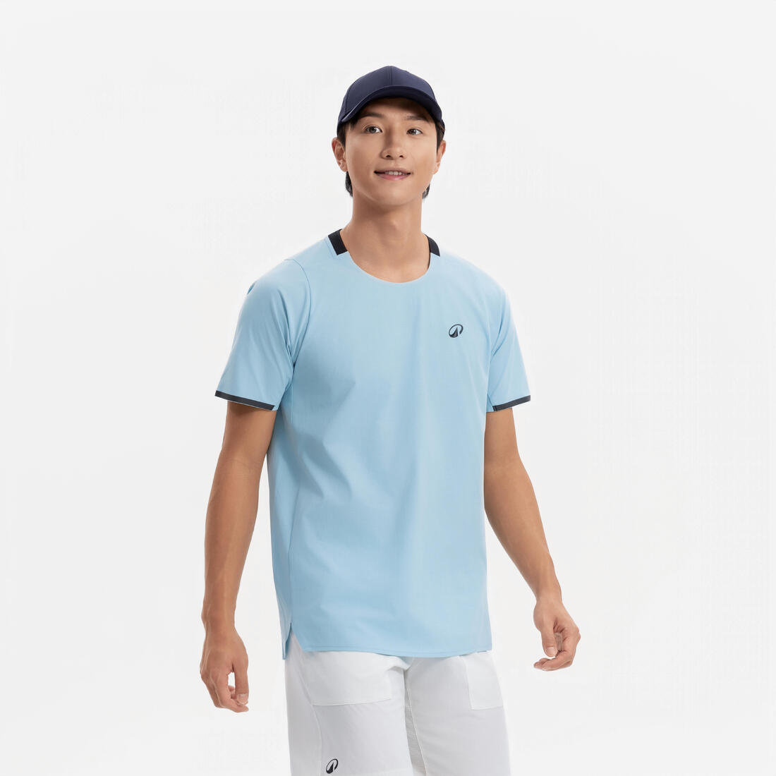 T-shirt de tennis respirant homme, Dry+ bleu