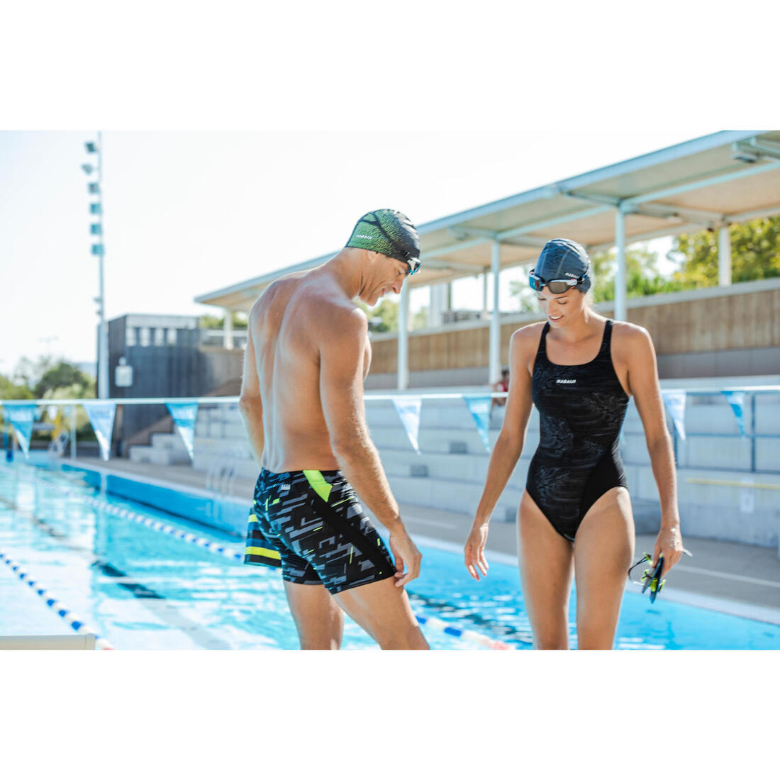 Maillot de bain de natation une pièce femme résistant au chlore Kamiye imo