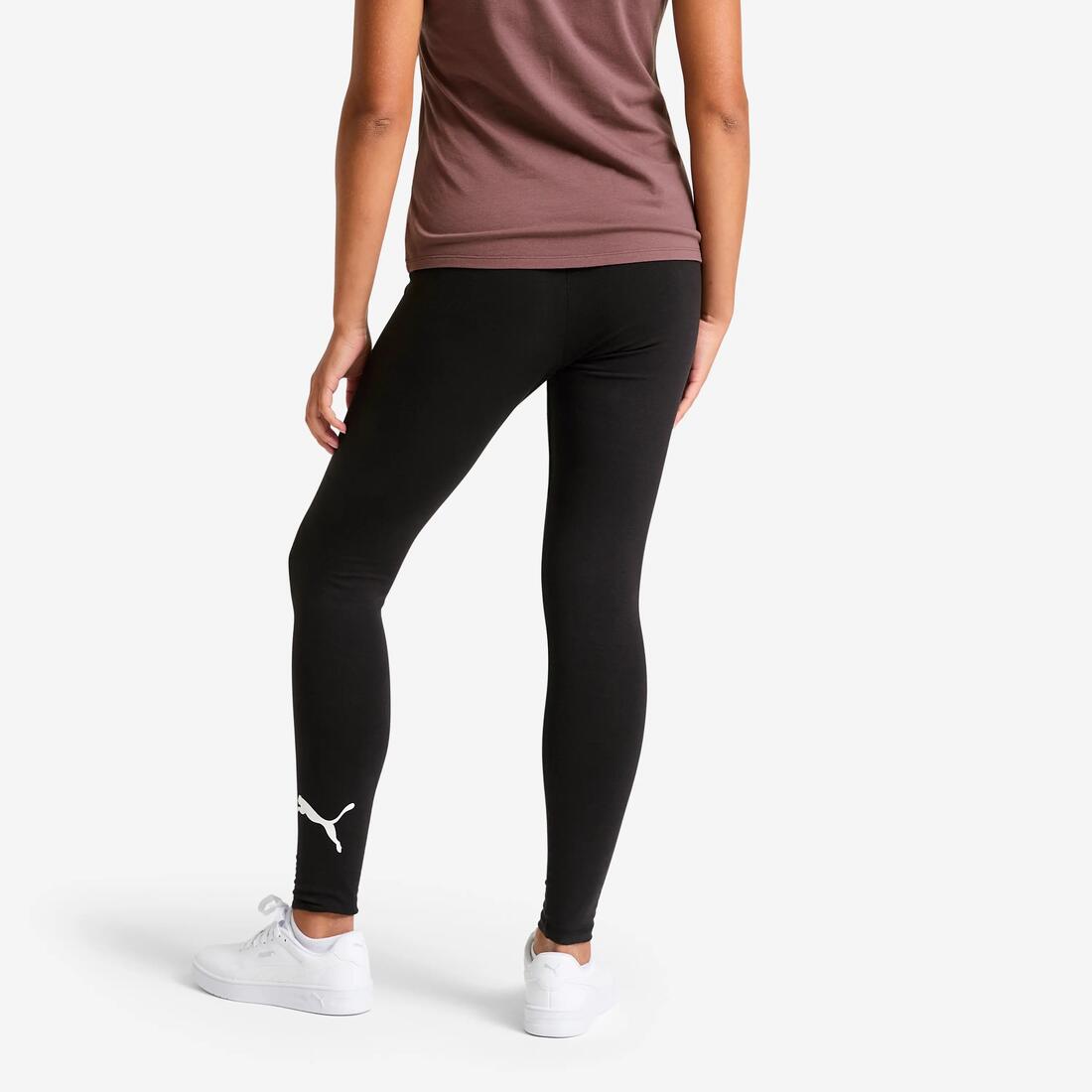 Legging de fitness 7/8 noir, femme
