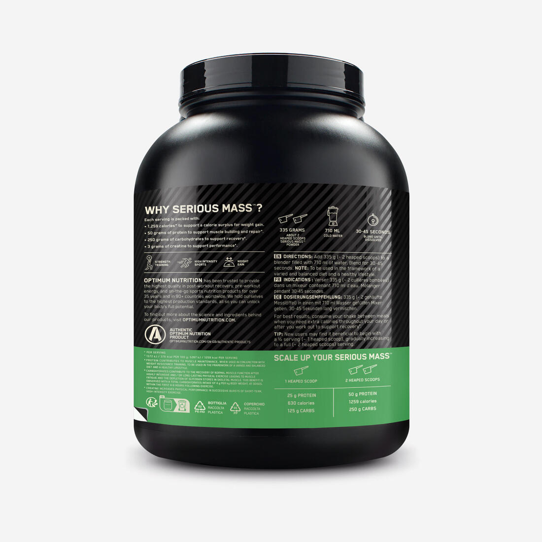 Serious mass vanille 2,7kg