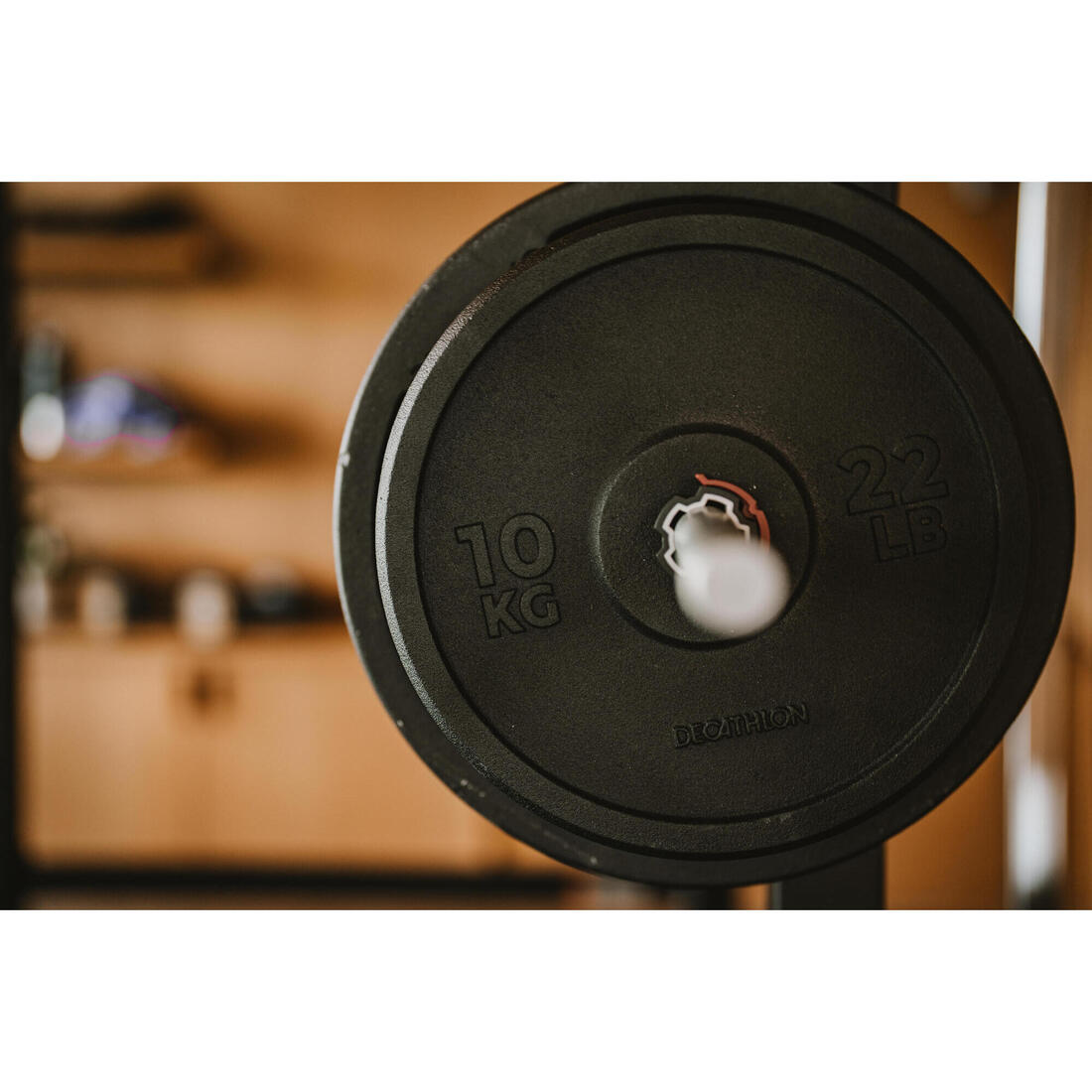 Disque de musculation fonte 20kg 28mm, disque de fonte en partie recyclée